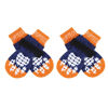 Picture of PUPTECK Anti-Slip Dog Socks with Double Sides Grips for Small Medium Large Dogs Hardwood Floors Prevents Licking, Dog Shoes for Hot Pavement Traction Control for Senior Dogs, Dark Blue, XS
