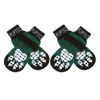 Picture of PUPTECK Anti-Slip Dog Socks with Double Sides Grips for Small Medium Large Dogs Hardwood Floors Prevents Licking, Dog Shoes for Hot Pavement Traction Control for Senior Dogs, Dark Green, S
