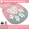 Picture of PUPTECK Anti-Slip Dog Socks with Double Sides Grips for Small Medium Large Dogs Hardwood Floors Prevents Licking, Dog Shoes for Hot Pavement Traction Control Paw Protector for Senior Dogs, Pink XS