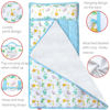 Picture of Moonsea Nap Mat for Toddlers Dinosaur with Pillow and Fleece Minky Blanket, Lightweight Perfect for Kids Preschool, Daycare, Travel Sleeping Bag Boys Girls, 21" x 50" Fit on a Standard Cot