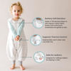 Picture of Tealbee Dreamsuit: Toddler Sleep Sack with Feet 12-18 months, 18-24 months - 1.2 TOG All Season Baby Wearable Blanket for Walkers - Rayon made from Bamboo, Organic Cotton Sleep Bag (12m-2T) - Alphabet