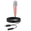 Picture of USB C Mini Karaoke Microphone for Android Phone, Laptop, Tablets Small ASMR Microphone for Voice Video Recording Singing, Vlogging, Podcasting YouTube (1 PCS Rose Golden)