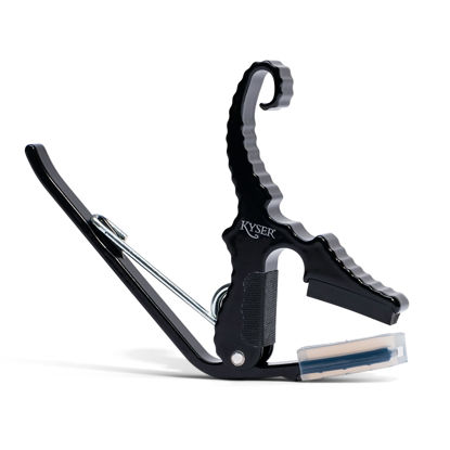 Picture of Kyser Short-Cut Partial Guitar Capo, 3-string, DADGAD, Black, KG3B