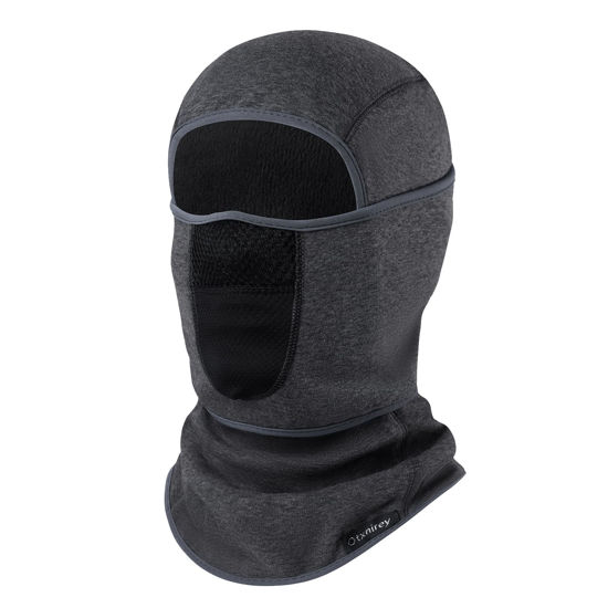 Picture of Balaclava Ski Mask (with Breathable Holes) Windproof Winter Fleece Neck Face Warmer for Men&Women Dark Grey