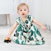 Picture of BSTOPPT 3 Pack Baby Sleep Sack 6-12 Months 100% Rayon Cotton Baby Sleeping Bag 2-Way Zipper Toddler Wearable Blankets Comfy Stretchy TOG 0.3 Lightweight（Banana&Leaf&Green）