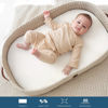 Picture of GRSSDER Stretchy Ultra Soft Fitted Bassinet Sheet 2 Pack, Universal Fit for Bassinets Baby Cradle Moses Basket Oval Rectangle Mattress Safe and Snug, Jersey Bassinet Sheets for Girls, White/Gray