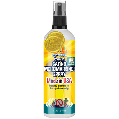 Picture of Bodhi Dog Cat No More Marking! Spray - Indoors & Outdoors Cat Urination Deterrent - Neutralizes Strong Odors from Marking - Pet-Safe Formula for Everyday Use - Made in USA (8 Fl Oz)