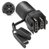 Picture of Oyviny 7 Pin Round to 4 Pin and 5 Pin Flat Blade Trailer Adapter, 7 to 5 Pin Trailer Plug Adapter 2-in-1 Design
