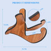 Picture of LacBec Wooden Guitar Stand, Detachable Non-Slip Wood Guitar Stand Holder Floor for Acoustic Electric Classical Bass Guitars
