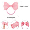 Picture of CÉLLOT Girls Hair Accessories - 40pcs 2.75" Hair Bows Thick Elastics Rubber Ribbon Bands, Bows for Baby Girls, Kids & Children (for 2.5 years old up)