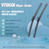 Picture of VTOGOI Wiper Blades With Rear Wiper Blades Set For 2016-2022 Volvo XC90,Automotive Replacement Windshield Wiper Blades, That Meet OEM Quality Easy DIY Install 24"+20"+14"(Set of 3)