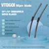 Picture of VTOGOI Wiper Blades With Rear Wiper Blades Set For 2017-2023 Mazda CX-5,Automotive Replacement Windshield Wiper Blades, That Meet OEM Quality Easy DIY Install 24"+18"+14"(Set of 3)