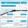Picture of VTOGOI Wiper Blades With Rear Wiper Blades Set For 2017-2023 Mazda CX-5,Automotive Replacement Windshield Wiper Blades, That Meet OEM Quality Easy DIY Install 24"+18"+14"(Set of 3)