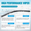 Picture of VTOGOI Wiper Blades With Rear Wiper Blades Set For BMW X3 2011-2017,Automotive Replacement Windshield Wiper Blades, That Meet OEM Quality Easy DIY Install 26"+20"+13"(Set of 3)