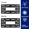 Picture of OKLPF No Drill Front License Plate Bracket- Front License Plate Mounting Kit，Universal Bumper Car Tag Frame Mount Adapter with Stainless Steel Screw Cap