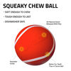 Picture of Playology Squeaky Chew Ball for Dogs | Engaging All-Natural Beef Scented Dog Toy for Small Dogs up to 25 pounds, Value 3-Pack | Squeak, Bounce, Fetch, and Play!