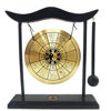 Picture of Hooshing Zen Art Brass Feng Shui Desktop Gong with Stand Asian Decor for Home Office Chinese Zodiac Signs