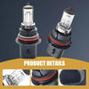 Picture of gunhunt 2 PCS Car 9004-100W Halogen Bulb, 12V Quartz Lamp Ultra-bright Beam Low/High Beam Fog Light Replacement, All-in-one Plug and Play Bulb, Universal Lighting for Car (Warm White Light)