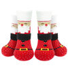 Picture of EXPAWLORER Christmas Anti-Slip Soft Dog Socks for Hardwood Floor,Warm Dog Shoes,Paw Protectors for Cold Pavement,Prevent Licking,Traction Control for Small Medium Large Senior Dogs