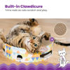 Picture of Catstages Bowl Track Scratcher Cat Ball Track Scratcher and Lougner, Multicolored