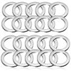 Picture of 20-Pack 9047-PX4000 (10pc) Transmission Fluid & Rear Differential 94109-2000 (10pc) Oil Drain Plug Crush Washer Gasket Seal 18mm & 20mm- Replacement for Honda Acura Civic Accord Odyssey CRV Pilot