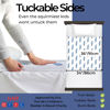 Picture of Hygge Sheets® Potty Training Pee Pads for Kids, Toddlers - 100% Waterproof, Non Slip Bed Wetting Pad for Twin Beds - Washable, Reusable Mattress & Sheet Protector - Lightning