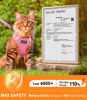 Picture of Halypet Cat Harness and Leash Set [ MAX Safety Third Generation ] Escape Proof Soft Adjustable Cat Leash Breathable Comfortable Vest Easy to Wear Kitten Harness for Outdoor Walking