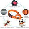 Picture of haapaw 2 Packs Martingale Dog Collar with Quick Release Buckle Reflective Dog Training Collars for Small Medium Large Dogs (Collar+Collar, L Neck 17"-21", Orange, 1+1 Packs)