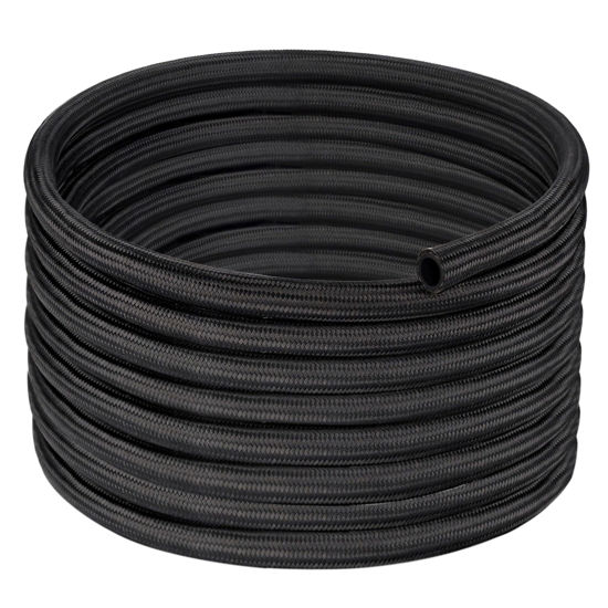 Picture of EVIL ENERGY 4AN Fuel Line, AN4 Braided Fuel Hose Nylon CPE 10FT Black