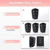 Picture of Pangpai Pink Key Fob Cover for Cadillac, Soft TPU Key Case Protection with Bling Keychain Fit for Cadillac Escalade CTS SRX XT5 ATS CT6 5 Buttons Smart Key Case
