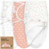 Picture of Baby Swaddle Sleep Sacks with Zipper - 3-Pack Newborn Swaddle Sack, Baby Swaddles Sleep Sack 0-3 Months, Wearable Blanket Baby, Baby Swaddle Blanket Wrap,Swaddle Sack,Easy Change Swaddle(Butterflies)