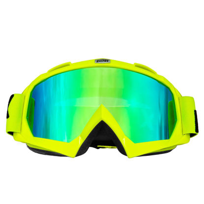 Picture of BATFOX Dirt Bike ATV Goggles Motorcycle Gear Riding Motocross Dirtbike 4-Wheeler MX DH Accessories Goggles Glasses for Men Women Youth UV400 Protection Dust-proof Anti-Slip Strap