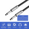 Picture of Yuyaokk 2Pack 50 ft 1/4" to 1/4" Speaker Cables, True 12AWG Patch Cords, 1/4 Male Inch DJ/PA Audio Speaker Cable 12 Gauge Wire.