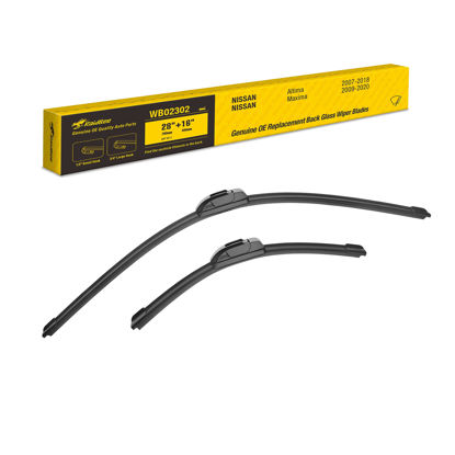 Picture of RaidBee Oem Windshield Wiper Blade Replacement for NISSAN Altima 2018-2007,NISSAN Maxima 2020-2009 Front Windshield Wipers for My Car,Automotive Replacement Windshield Wiper Blades 28"&16"