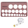Picture of Momcozy Nipple Ruler for Flange Sizing, Soft & Flexible Silicone Measurement Tool for Breast Pump Sizing, Compatible with Momcozy, Medela, Spectra, Lansinoh, Easy to Use for Comfortable Pumping