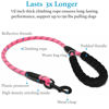 Picture of iYoShop Dual Dog Leash, Double Dog Leash, 360 Swivel No Tangle Walking Leash, Shock Absorbing Bungee for Two Dogs, Pink, Large (25-150 lbs)