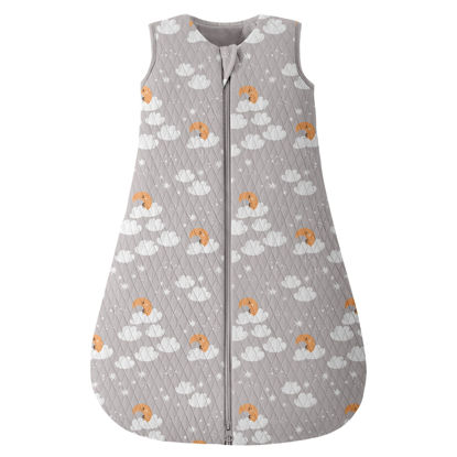 Picture of Looxii Baby Wearable Blanket Sleep Sack 18-24 Months 2.5 TOG Cotton Quilted Toddler Sleeping Sack 2-Way Zipper Warm Toddler Sleep Sack for Winter