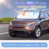 Picture of for Ford Explorer 2011-2019 Sun Shade Sunshade Windshield Cover, 4-Layer Front Window Shade Custom Fit Explorer Ford Explorer SUV, ST XLT, Limited, Platinum Sun Visor 240T Fabric Shade