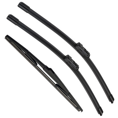Picture of RAINTOK Windshield Wiper Blades Replacement for Toyota CHR C-HR 2018 2019 2020 2021 Original Factory Quality Front Rear Wipers Blade Set for Car - 26" 16" 14" (Piece of 3)
