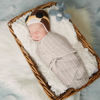 Picture of GLLQUEN BABY 3 Pack Newborn Swaddle - Baby Swaddle 0-3 Months for Baby Boys and Grils, Adjustable Swaddle Sleep Sack for Newborns, Stripes & Bunnies, Swaddling Blankets