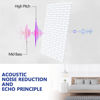 Picture of BUBOS Large Acoustic Panels,48" X 24" X 0.4" Acoustical Wall Panel, 5 Pack Sound Proof Foam Panels, Decorative Soundproof Wall Panels for Home Studio Office,White