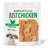 Picture of JustFoodForDogs Healthy Dog Treats, Single-Ingredient, Chicken Breast, 2.5 oz (Pack of 4)