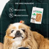 Picture of JustFoodForDogs Healthy Dog Treats, Single-Ingredient, Chicken Breast, 2.5 oz (Pack of 4)