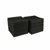 Picture of Burdurry 24 Pack Acoustic Panels Soundproof Studio Foam for Walls Sound Absorbing Panels Sound Insulation Panels Wedge for Home Studio Ceiling, 1" X 12" X 12",(24pcs, Black)