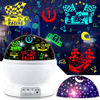 Picture of MOKOQI Race Car Night Light Projector Birthday Gifts Toys for Boys Age 3-5 Kids Car Nightlights 360 Degree Rotation with 17 Colors Changing Star Projector Ceiling Light Projector for Boys