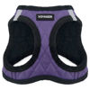 Picture of Voyager Step-In Plush Dog Harness - Soft Plush, Step In Vest Harness for Small and Medium Dogs by Best Pet Supplies - Harness (Purple Faux Leather), M (Chest: 16 - 18")