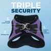 Picture of Voyager Step-In Plush Dog Harness - Soft Plush, Step In Vest Harness for Small and Medium Dogs by Best Pet Supplies - Harness (Purple Faux Leather), XL (Chest: 20.5 - 23")
