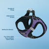 Picture of Voyager Step-In Plush Dog Harness - Soft Plush, Step In Vest Harness for Small and Medium Dogs by Best Pet Supplies - Harness (Purple Faux Leather), XL (Chest: 20.5 - 23")
