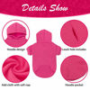 Picture of KOOLTAIL Basic Dog Hoodie - Soft & Warm Dog Hoodie Sweater with Leash Hole and Pocket, Dog Winter Coat, Cold Weather Clothes Sweatshirt for Small Medium Large Dogs Puppy Cat Boys Girls Deep Pink XL
