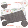 Picture of Flower Theme Portable Baby Play Mat, 43 x 43 Inch Washable Foldable Crawling Mat, Non Slip Playmat for Babies, Kids Play Mats Pad for Floor Playpen Toddler Infants Tummy Time Activity